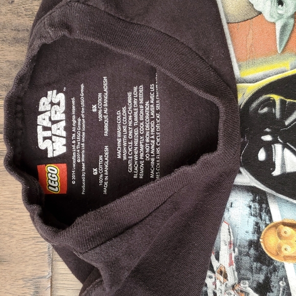 Lego Star Wars Kids T shirt Black - Picture 3 of 4